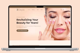 build skincare shopify store cosmetics store beauty, skincare ecommerce website
