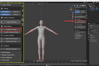 create 3d cloth and model, character rigging for second life avatar with texture