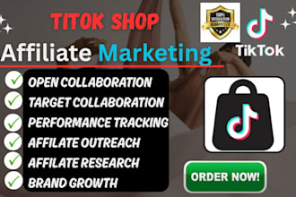 help grow your tiktok shop through affiliate marketing and expert management