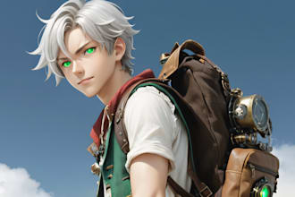 design ai based anime characters for your project