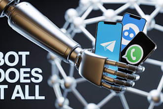 build ai smart bots for whatsapp, telegram, gmail discord