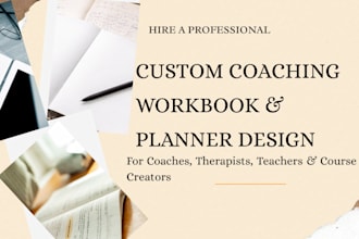 design ebook workbook course workbook coaching ebook therapy journal digital