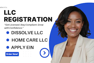 register home care, healthcare, nemt, group home llc, apply ein, dissolve llc
