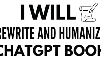 rewrite chatgpt book ebook to human written book amazon kindle book writing kdp