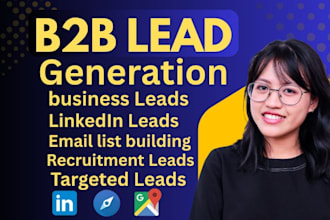 provide b2b lead generation and list building for any industry