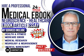 ghostwrite medical ebook, neuroscience, healthcare, article, health and fitness