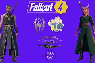 edit assets port custom mods armour and skin for ffxiv fallout skyrim starfield