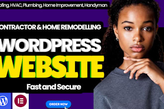 home improvement websitedesign redesign  wordpress home improvement website