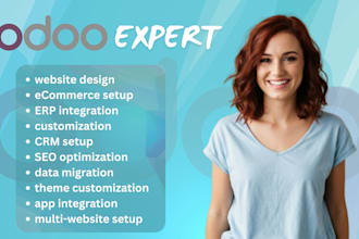 create odoo website design odoo ecommerce odoo customization odoo development