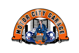 design super auto restoration modification and sales logo
