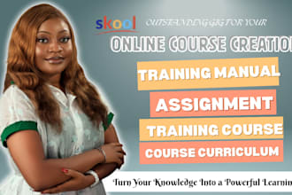 develop online course curriculum design for online coaching on xperiencify skool