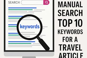 find keywords for a tourism article