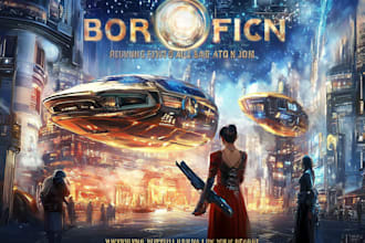 design fantasy, romance and sci fi book covers
