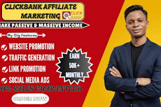 build high converting affiliate sales funnels for clilkbank, amazon and shopify