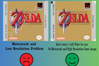 resolve watermark and resolution