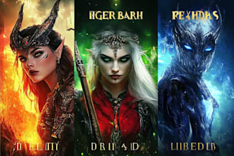 make book cover design, kindle book cover, fantasy ebook cover