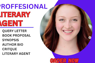 find active literary agent and write query letter synopsis with submission
