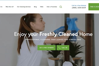 commercial cleaning website house cleaning website residential cleaning website