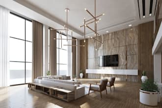 redesign 3d luxury villa,outdoor areas,homestayer interior, balcony, pool design