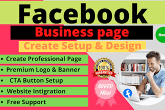 create facebook business page  and setup