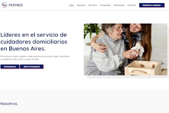 crear diseño desarrollo configuración personalizar sitio web wordpress contratar