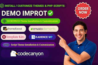 install envato, themeforest, kadence themes and codecanyon scripts