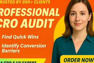 do a cro audit of your website to increase conversion