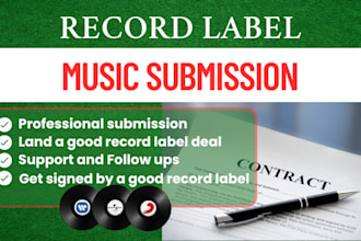 get exclusive record label submission to independent artist to get signed