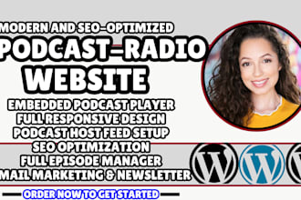 podcast website radio show website podcast wordpress website podcast redesign