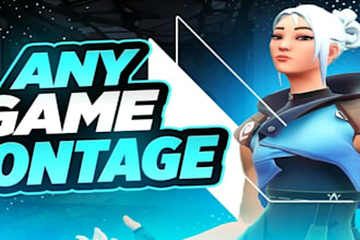 do cod warzone, valorant, fortnite or any game montage edit, gaming editor