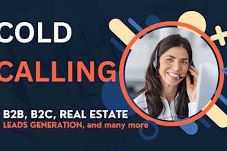 do b2b, b2c cold calling, virtual assistant, appointment setting, telemarketing