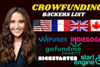 generate active backers list for indiegogo kickstarter gofundme campaign