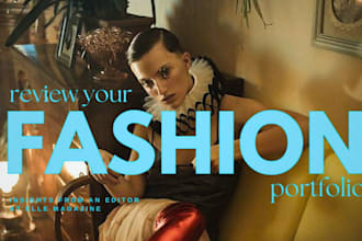 review and help design your fashion portfolio