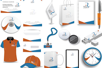 design modern and elegant stationery and letterhead design