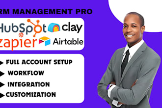 do hubspot crm migration,integrate,automate zapier zap with airtable,clay crm