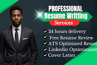 craft a professional ats optimized resume, cover letter, and linkedin profile
