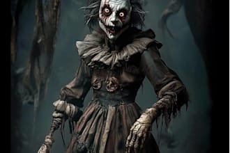 draw fantasy or horror character illustration