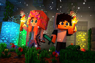 build a unique minecraft world or server with custom plugins and mods optimized