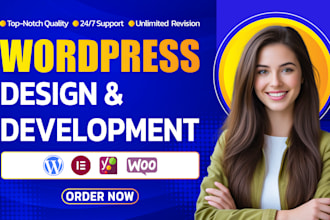 create wordpress website, design redesign website, business website development