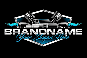 do automotive, auto detailing, car racing and car wash logo