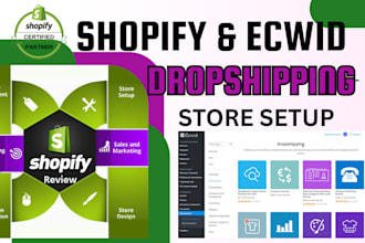 find upload shopify ecwid dropshipping winning products