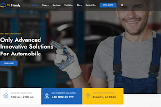 build squarespace junk removal website handyman car wash detailing website