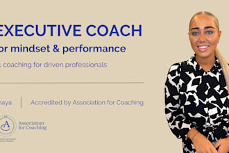 be your executive coach for mindset and performance