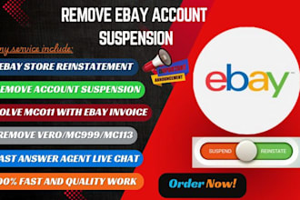 resolve ebay suspensions and remove defects