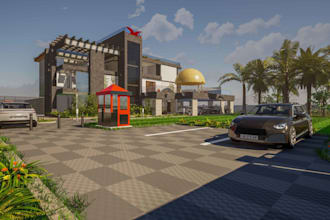 beautify 3d mansion, miniature building, idk, bungalow, duplex, villa exterior