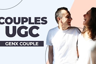 create genx couples ugc content for your social channels