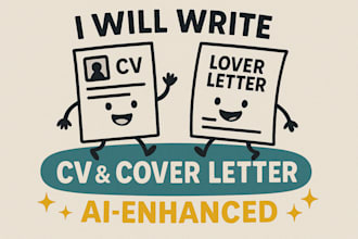 write a professional CV and cover letter using ai enhanced writing
