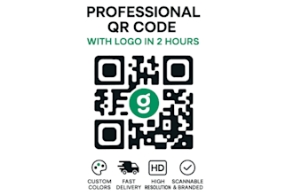 create professional qr code generator with logo in 2 hours