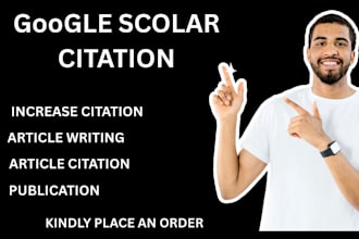 increase your google scholar citation article writing