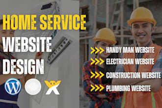 design contractor website handyman website construction website hvac roofing